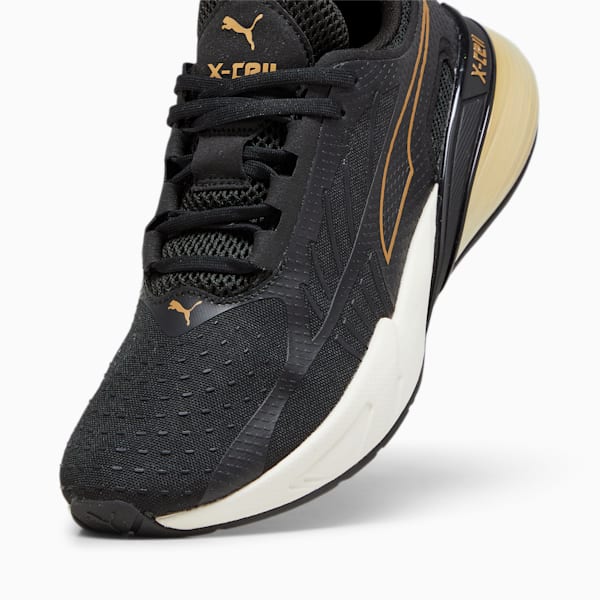 X-Cell Action Molten Metal Women's Running Shoes, PUMA Black-PUMA Gold-Warm White, extralarge-IND