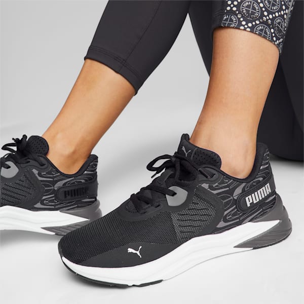 Disperse XT 3 Women's Training Shoes, PUMA Black-PUMA White-PUMA Silver, extralarge-AUS