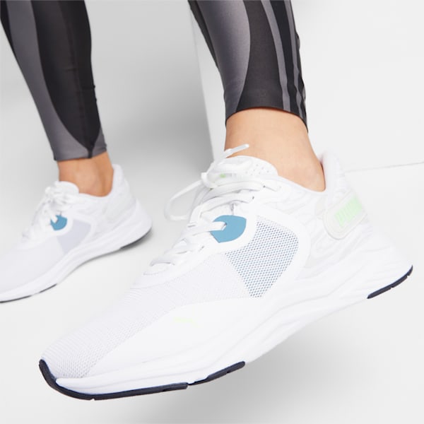 Disperse XT 3 Women's Training Shoes, PUMA White-PUMA Black, extralarge-IND