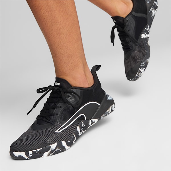 Fuse 2.0 Women's Training Shoes, PUMA Black-PUMA White-Dark Coal, extralarge-IND