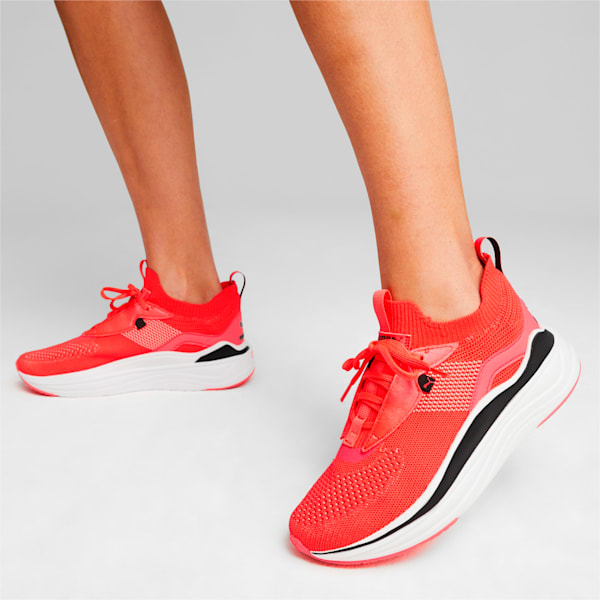 Tenis para correr para mujer Softride Stakd, Fire Orchid-PUMA Black, extralarge