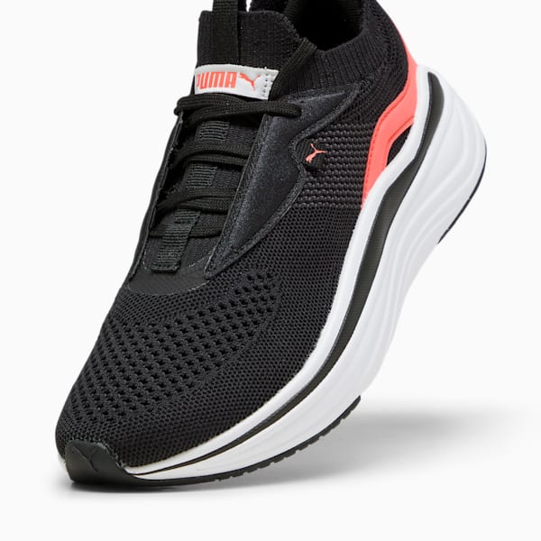 Softride Stakd Women's Running Shoes, PUMA Black-Fire Orchid-Cool Light Gray, extralarge-IND