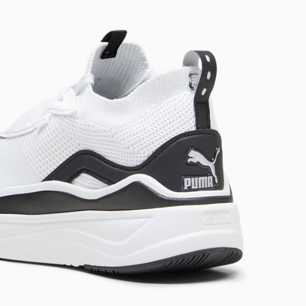 Souliers de course à pied Softride Stakd Femme, PUMA White-PUMA Black-PUMA Silver, extralarge