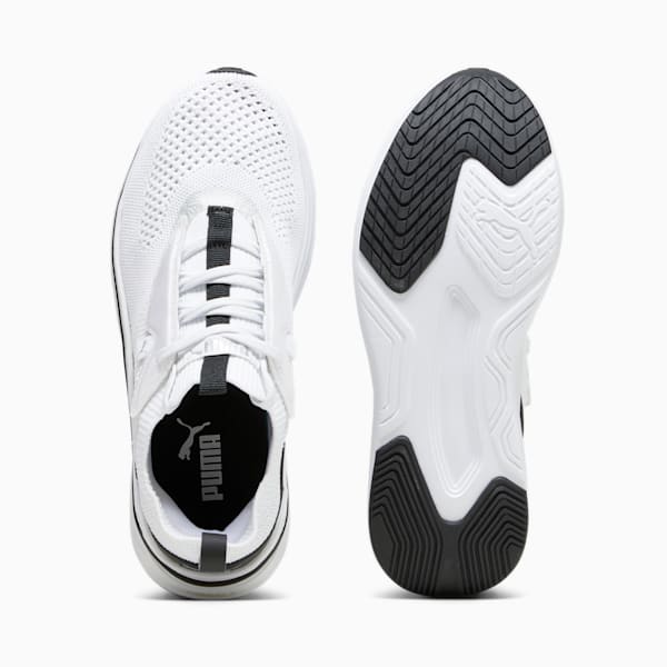 Souliers de course à pied Softride Stakd Femme, PUMA White-PUMA Black-PUMA Silver, extralarge