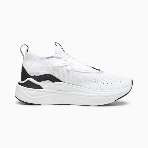 Souliers de course à pied Softride Stakd Femme, PUMA White-PUMA Black-PUMA Silver, extralarge