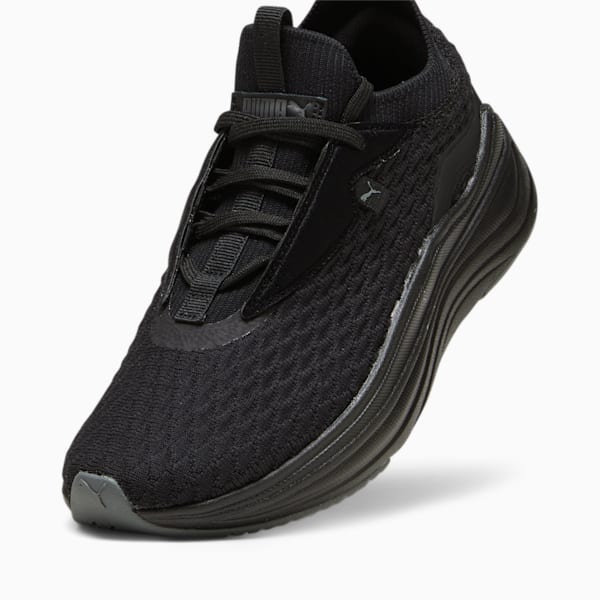 SOFTRIDE Stakd Premium Women's Running Shoes, PUMA Black-Cool Dark Gray, extralarge-IND