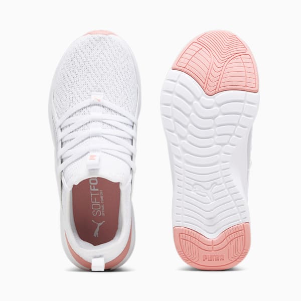 Zapatos deportivos Softride Sophia 2 Crystal para jóvenes, PUMA White-Peach Smoothie-PUMA Black, extralarge