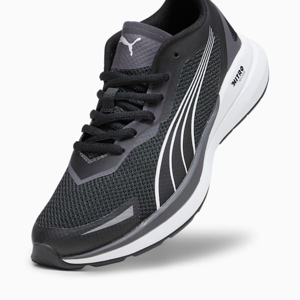 Sneaker PUMA Kruz NITRO Jeune, PUMA Black-PUMA White-Dark Coal-PUMA Silver, extralarge