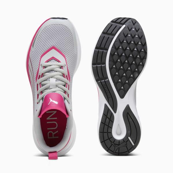 Tenis PUMA Kruz NITRO para adolescentes, Ash Gray-Pinktastic-PUMA Silver, extralarge