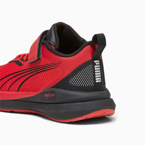 Kruz Little Kids' Sneakers, For All Time Red-PUMA Black-PUMA Silver, extralarge