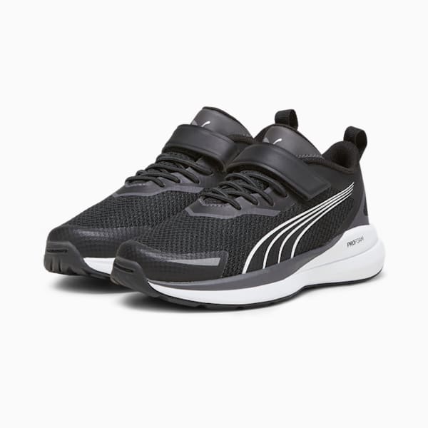 Kruz Kids' Sneakers, PUMA Black-PUMA White-Dark Coal-PUMA Silver, extralarge-GBR