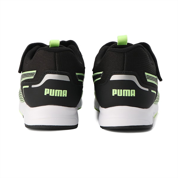 キッズ プーマ スピードモンスター V4 スニーカー 17-24cm, PUMA Black-Fast Yellow, extralarge-JPN