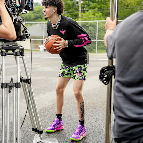 MB.03 Toxic Basketball Shoes, Purple Glimmer-Green Gecko, extralarge-GBR