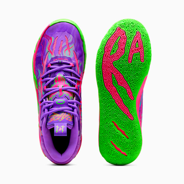 MB.03 Toxic Basketball Shoes, Purple Glimmer-Green Gecko, extralarge-IND