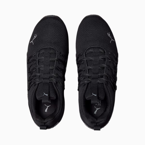 Zapatos para correr anchos para hombre Axelion Refresh, PUMA Black-Cool Dark Gray, extralarge