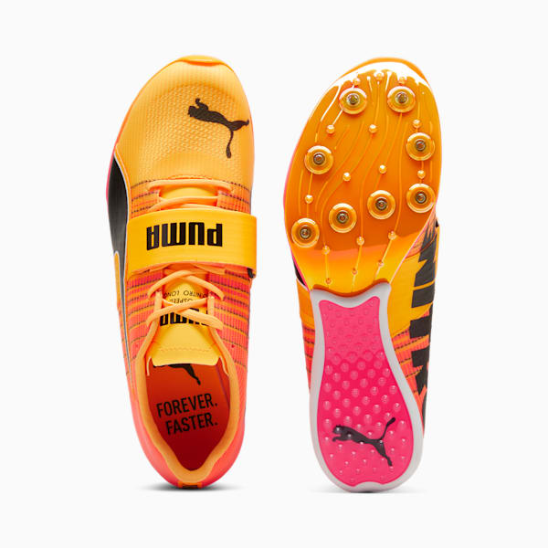 evoSPEED NITRO™ Long-Jump 2 Track & Field Unisex Shoes, Sun Stream-Sunset Glow-PUMA Black, extralarge