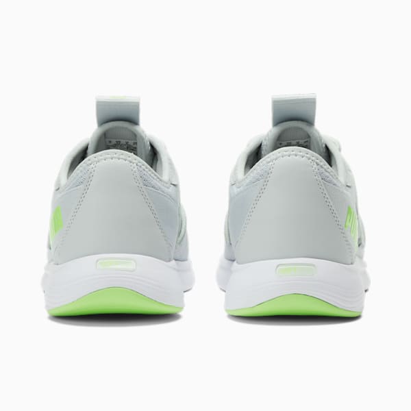 Star Vital Lace Men's Training Shoes, Platinum Gray-Fizzy Lime, extralarge