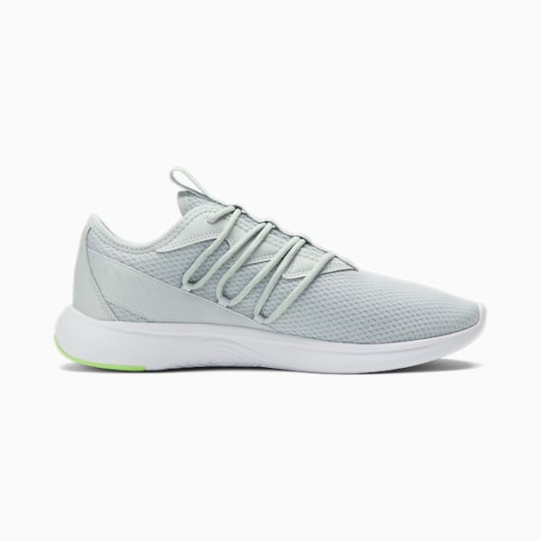 Star Vital Lace Men's Training Shoes, Platinum Gray-Fizzy Lime, extralarge