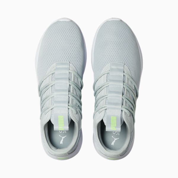 Star Vital Lace Men's Training Shoes, Platinum Gray-Fizzy Lime