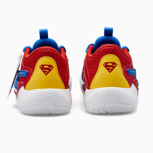 Court Rider Superman 85th Unisex Basketball Shoes, Racing Blue-Yellow Sizzle-For All Time Red, extralarge-AUS