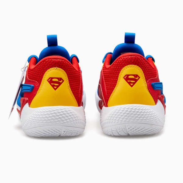 Court Rider Superman 85th Unisex Basketball Shoes, Racing Blue-Yellow Sizzle-For All Time Red, extralarge-IND