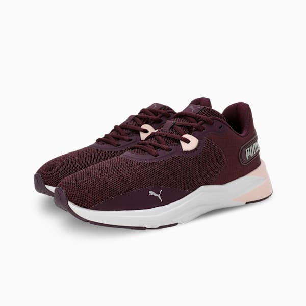 Disperse XT 3 Training Shoes, Midnight Plum-Rosebay-PUMA White, extralarge-IND