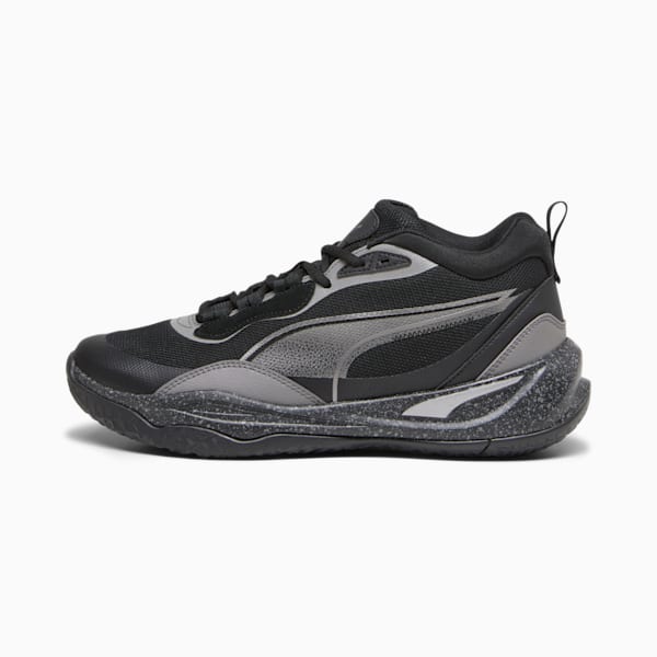 Tenis de basquetbol Playmaker Pro Trophies, Puma Aged Silver-Cast Iron-PUMA Black, extralarge