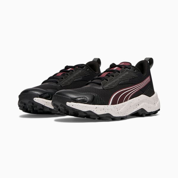 Obstruct Profoam Women's Shoes, PUMA Black-Dark Jasper-Feather Gray, extralarge