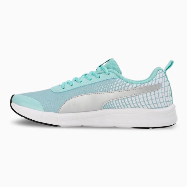Supernal V3 Women's Running Shoes, Eggshell Blue-PUMA Black-PUMA White-PUMA Silver, extralarge-IND