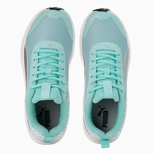 Supernal V3 Women's Running Shoes, Eggshell Blue-PUMA Black-PUMA White-PUMA Silver, extralarge-IND