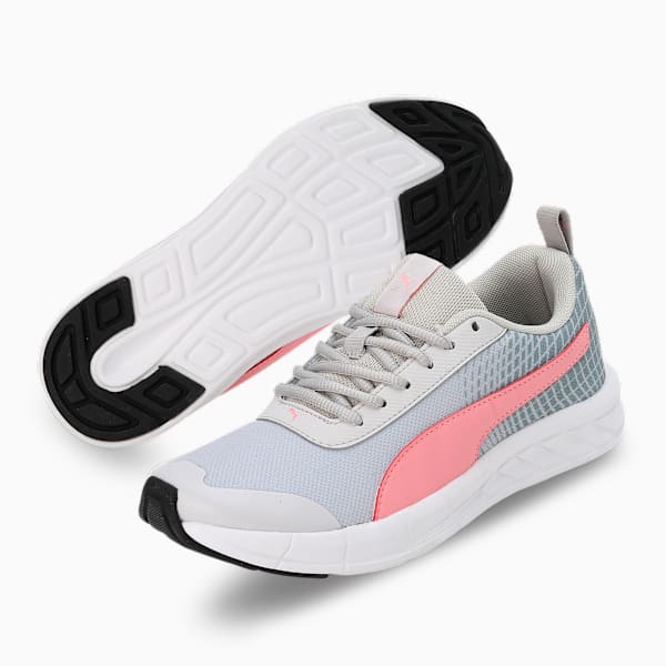 Supernal V3 Women's Running Shoes, Nimbus Cloud-Peony-Quarry-PUMA Black, extralarge-IND