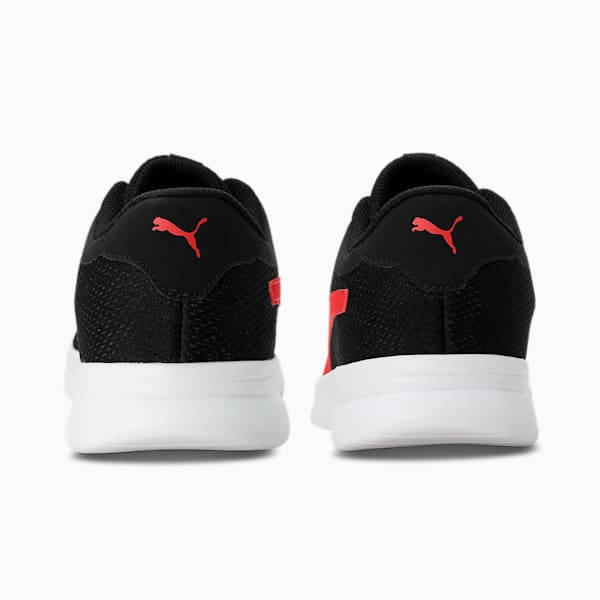 Maximal Comfort Men's Running Shoes, PUMA Black-High Risk Red, extralarge-IND