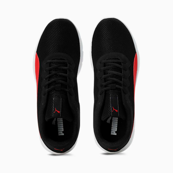 Maximal Comfort Men's Running Shoes, PUMA Black-High Risk Red, extralarge-IND