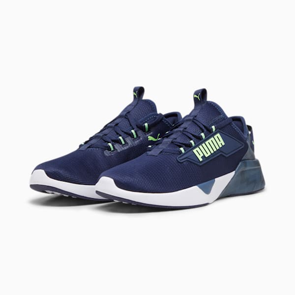 Retaliate 2 Hyperwave Unisex Unisex Running Shoes, PUMA Navy-Speed Green-Inky Blue-PUMA Black, extralarge-IND