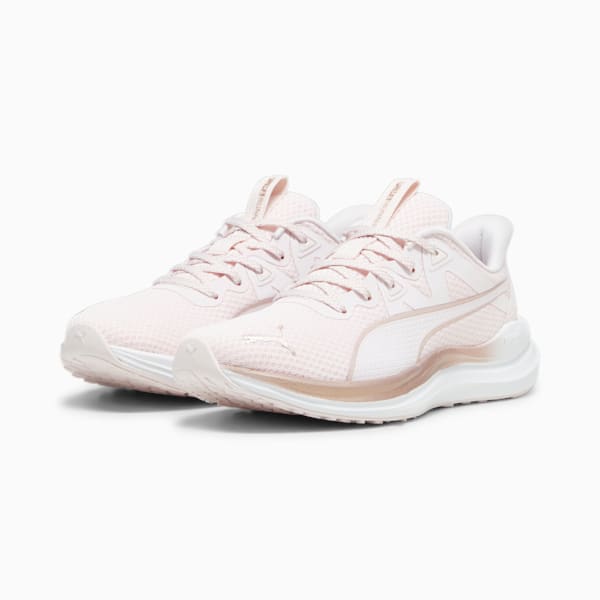 Reflect Lite Molten Metal Women's Running Shoes, Frosty Pink-Rose Gold, extralarge-IND
