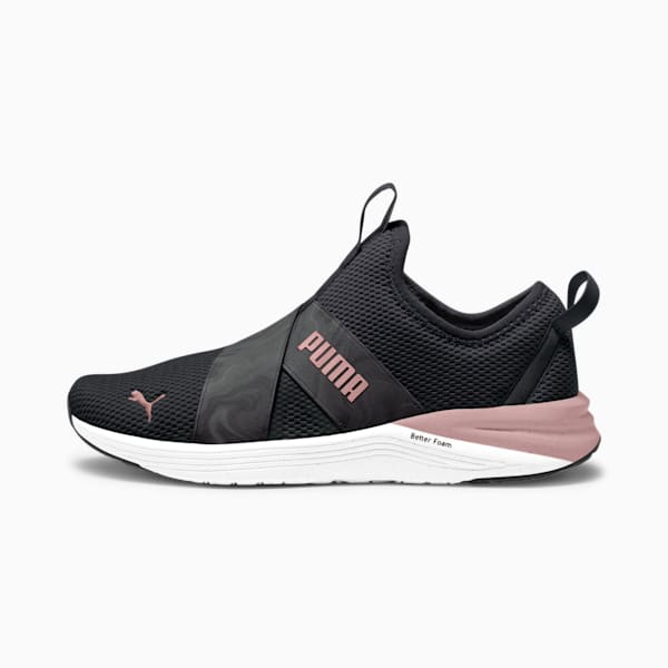 Tenis para correr Better Foam para mujer, PUMA Black-Future Pink-PUMA White, extralarge