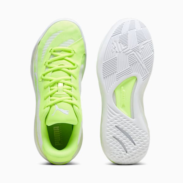 All-Pro NITRO™ Unisex Basketball Shoes, Lime Squeeze-PUMA White, extralarge-AUS