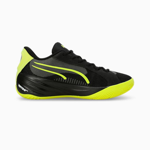All-Pro NITRO™ Superior Cushioning Basketball Shoes, PUMA Black-Green Glare, extralarge-IND