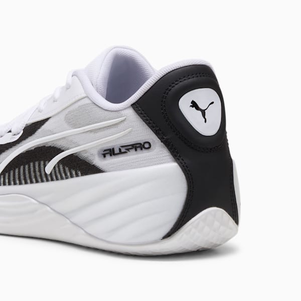 All-Pro NITRO™ Team Men's Basketball Shoes, PUMA White-PUMA Black, extralarge