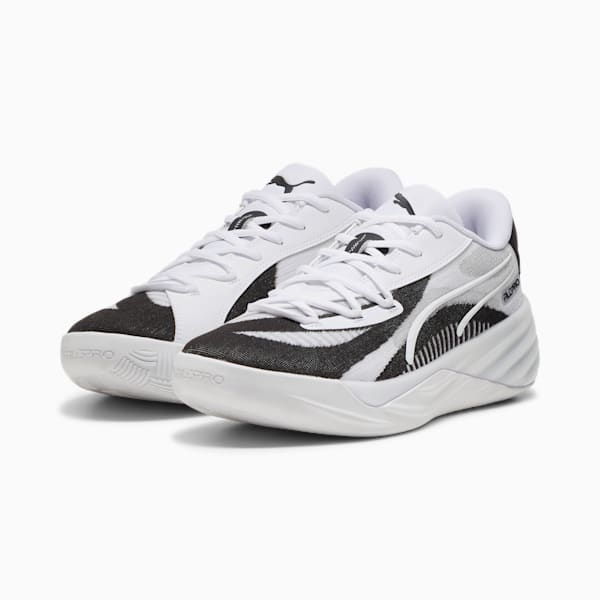 All-Pro NITRO™ Team Men's Basketball Shoes, PUMA White-PUMA Black, extralarge