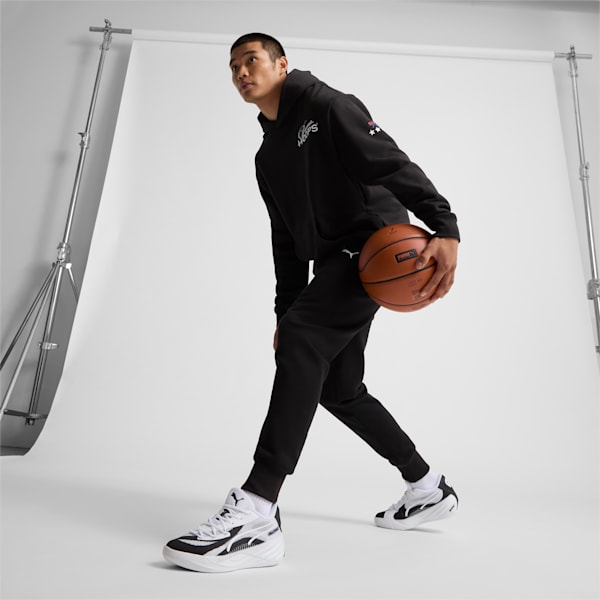 All-Pro NITRO™ Team Men's Basketball Shoes, PUMA White-PUMA Black, extralarge