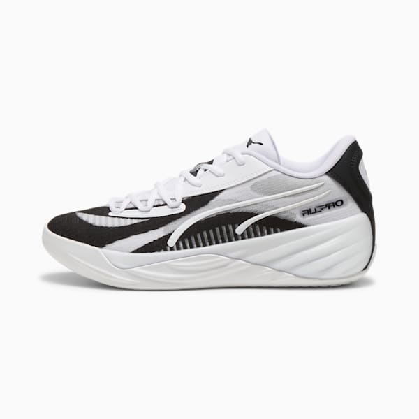 All-Pro NITRO™ Team Men's Basketball Shoes, PUMA White-PUMA Black, extralarge