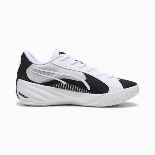 All-Pro NITRO™ Team Men's Basketball Shoes, PUMA White-PUMA Black, extralarge