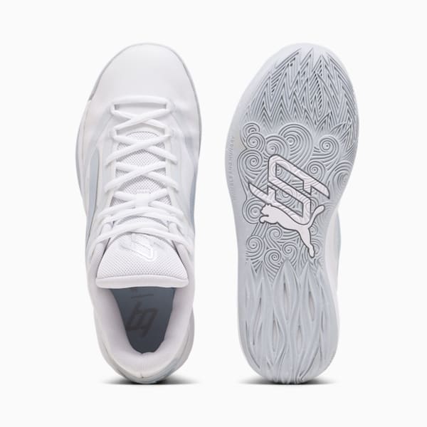 Tenis de básquetbol para mujer Stewie 2 Team, PUMA White-Platinum Gray, extralarge