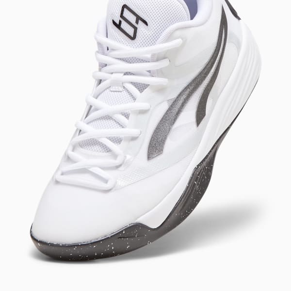 STEWIE x TEAM Stewie 2 Women's Basketball Shoes, PUMA White-PUMA Black, extralarge