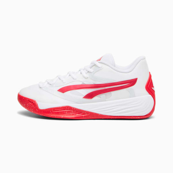 STEWIE x TEAM Stewie 2 Women's Basketball Shoes, PUMA White-For All Time Red, extralarge