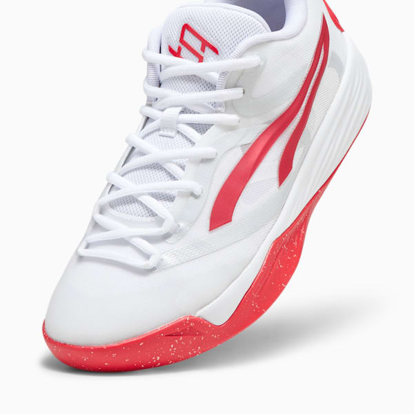 STEWIE x TEAM Stewie 2 Women's Basketball Shoes, PUMA White-For All Time Red, extralarge