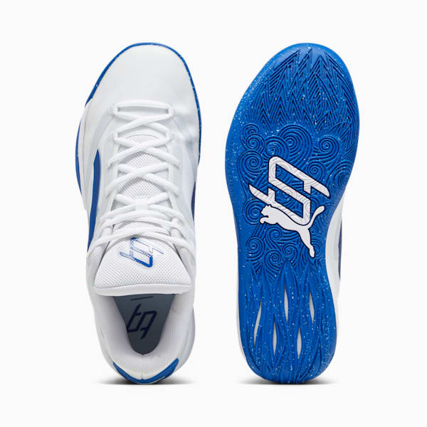 Souliers de basketball Stewie 2 Team Femmes, PUMA White-Clyde Royal, extralarge