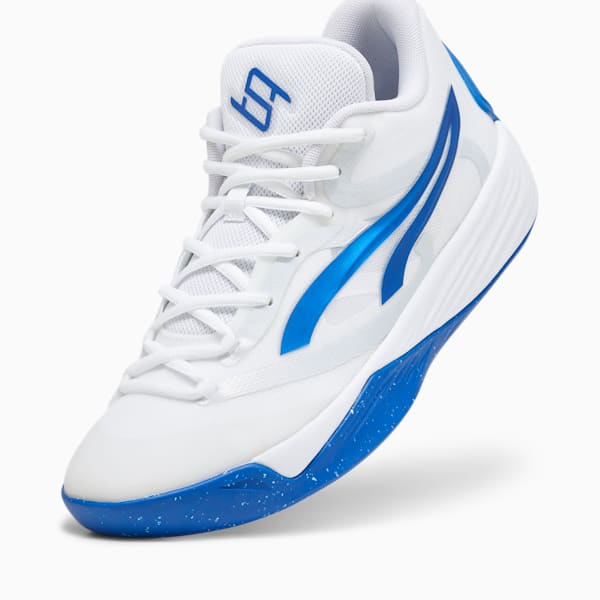 Souliers de basketball Stewie 2 Team Femmes, PUMA White-Clyde Royal, extralarge