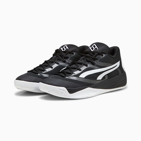 Stewie 2 Team Women's Basketball Shoes, PUMA Black-PUMA White, extralarge-IND